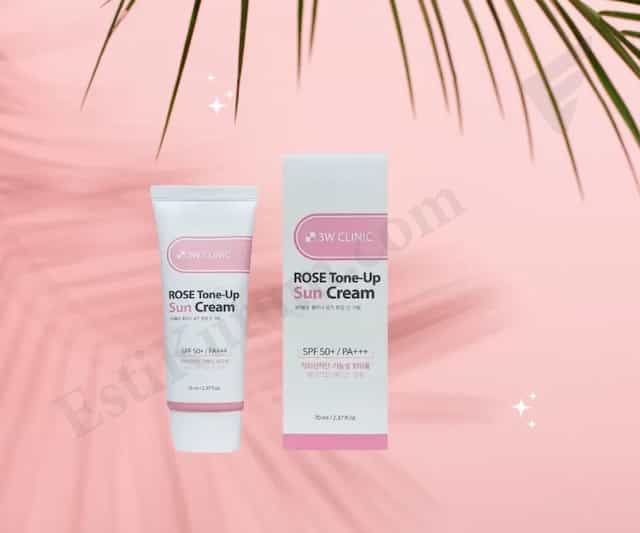3W Clinic Rose Tone-Up Sun Cream SPF 50+ PA+++