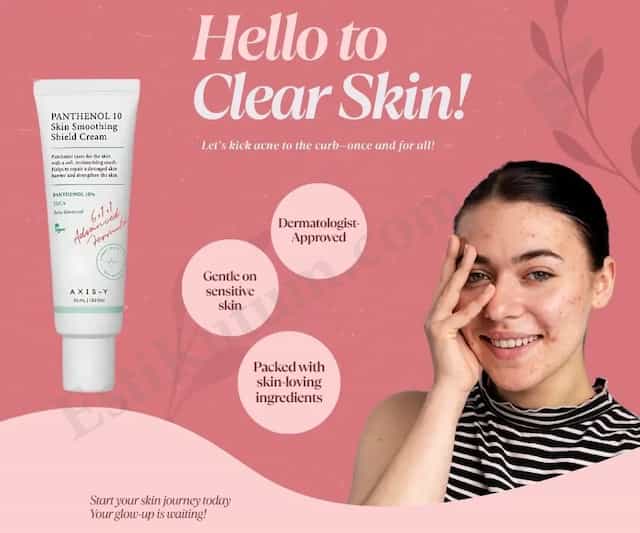 Axis-Y Panthenol 10 Skin Smoothing Shield Cream