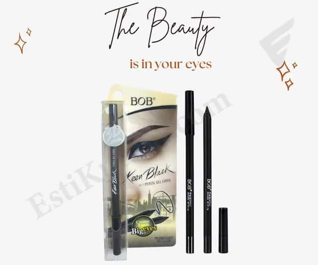 BOB Keen Black Pencil Gel Liner Kajal