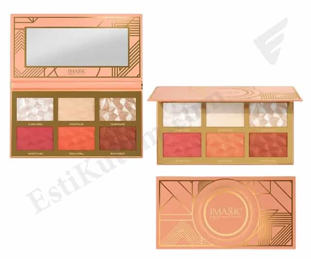 Imagic Highlighter Blush and Contour Palette