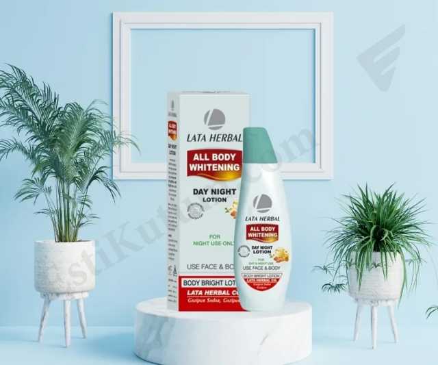 Lata Herbal All Body Whitening Day Night Lotion - 125gm