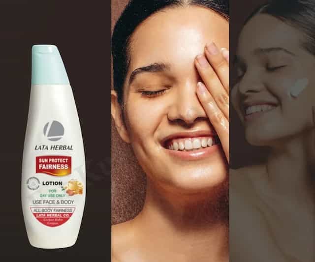 Lata Herbal Sun Protect Fairness Lotion - 125gm