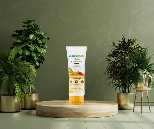 Mamaearth ubtan facewash for tan removal - 100ml