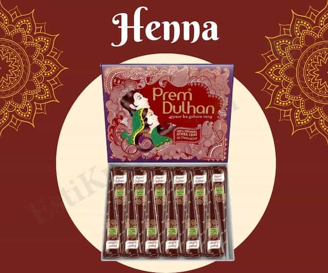 Prem Dulhan Mehendi Box - 12 pis